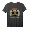 Lustiges Katzenliebhaber T-Shirt mit Retro-Design - Perfektes Geschenk für Katzenmütter, Katzenväter und Tierfreunde