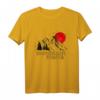 Die etwas andere Wanderfamilie DEAW Mountain Mama T-Shirt – Naturmotive, Berge, Sonnenaufgang & Vogel Schwarm für Wander- und Naturliebhaber