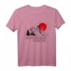 Die etwas andere Wanderfamilie DEAW Mountain Mama T-Shirt – Naturmotive, Berge, Sonnenaufgang & Vogel Schwarm für Wander- und Naturliebhaber
