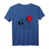 Die etwas andere Wanderfamilie DEAW Mountain Mama T-Shirt – Naturmotive, Berge, Sonnenaufgang & Vogel Schwarm für Wander- und Naturliebhaber