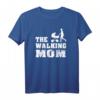 THE WALKING MOM - Lustiges Vintage T-Shirt für Mütter, Geschenkidee zum Muttertag & Weihnachten, Powerfrau & Serienjunkie Style