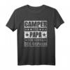 Herren Natur Retro Papa Camper Spruch Vintage Camping Geschenk T-Shirt – Perfektes Geschenk für Wohnwagen- und Wohnmobilbesitzer zu Weihnachten & Geburtstag