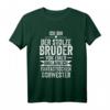 Bruder Einer Fantastischen Schwester T-Shirt - Lustiges Geschwister Motiv für den großen oder kleinen Bruder als Geschenk