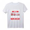 Kinder Großer Bruder Feuerwehr Geschwister T-Shirt – Lustiges Geschenk für den besten großen Bruder, Feuerwehrfans & Geschwister