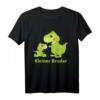 Kinder Dinosaurier T-Shirt für Brüder - Großer & Kleiner Bruder Geschenk mit Tyrannosaurus Rex, perfekt für Geburtstage, Weihnachten & Ostern