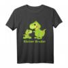 Kinder Dinosaurier T-Shirt für Brüder - Großer & Kleiner Bruder Geschenk mit Tyrannosaurus Rex, perfekt für Geburtstage, Weihnachten & Ostern