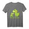 Kinder Dinosaurier T-Shirt für Brüder - Großer & Kleiner Bruder Geschenk mit Tyrannosaurus Rex, perfekt für Geburtstage, Weihnachten & Ostern