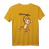 Äffchen am Ast Süßes Kinder Affe T-Shirt – Lustiges Tierdesign für Mädchen und Jungen, ideales Geschenk für Affen- und Tierliebhaber