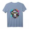 Monkey DJ T-Shirt mit Kopfhörer und Sonnenbrille - Lustiges Musik-Design für Partygänger, DJs & Clubbesucher