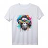 Monkey DJ T-Shirt mit Kopfhörer und Sonnenbrille - Lustiges Musik-Design für Partygänger, DJs & Clubbesucher