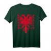 ALBANIEN Adler Flagge T-Shirt für Damen, Herren & Kinder – Klassisch geschnitten, doppelt genähter Saum