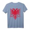 ALBANIEN Adler Flagge T-Shirt für Damen, Herren & Kinder – Klassisch geschnitten, doppelt genähter Saum