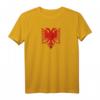 Albanien Flagge mit Albanischem Adler T-Shirt - Geschenkidee für Albaner, Kosovo und Mazedonien, ideal für Reisen & kulturelle Anlässe