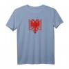 Albanien Flagge mit Albanischem Adler T-Shirt - Geschenkidee für Albaner, Kosovo und Mazedonien, ideal für Reisen & kulturelle Anlässe