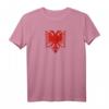 Albanien Flagge mit Albanischem Adler T-Shirt - Geschenkidee für Albaner, Kosovo und Mazedonien, ideal für Reisen & kulturelle Anlässe