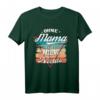 Ohne Mama Läuft Hier Nichts Vintage T-Shirt - Lustiges Muttertags Geschenk im Retro Stil