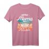 Ohne Mama Läuft Hier Nichts Vintage T-Shirt - Lustiges Muttertags Geschenk im Retro Stil
