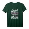 Mama Engel Ohne Flügel nennt man Mutter - Lustiges Vintage Retro T-Shirt als Geschenk für Mama zum Geburtstag, Weihnachten oder Baby-Party