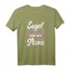 Mama Engel Ohne Flügel nennt man Mutter - Lustiges Vintage Retro T-Shirt als Geschenk für Mama zum Geburtstag, Weihnachten oder Baby-Party