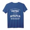 Herren T-Shirt mit Spruch: 'Jeder Mann kann Vater werden - Für einen Papa braucht es jemand Besonderes' – Perfektes Geschenk zum Vatertag & Männertag