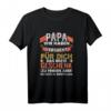 Papa und Vater Herren lustiges Spruch T-Shirt – Perfektes Vatertag Geschenk von Sohn oder Tochter