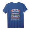 Papa und Vater Herren lustiges Spruch T-Shirt – Perfektes Vatertag Geschenk von Sohn oder Tochter