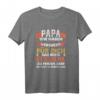 Papa und Vater Herren lustiges Spruch T-Shirt – Perfektes Vatertag Geschenk von Sohn oder Tochter