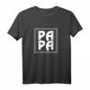 Papa Vater Vatertag Geburtstag Partnerlook T-Shirt - Lustiges Familienoutfit als Geschenk für Papa und die ganze Familie
