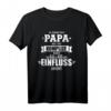 Papa Vater Komplize schlechter Einfluss lustiges Spruch T-Shirt - Originelles Vatertags- und Weihnachtsgeschenk für Papa mit Humor