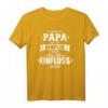 Papa Vater Komplize schlechter Einfluss lustiges Spruch T-Shirt - Originelles Vatertags- und Weihnachtsgeschenk für Papa mit Humor