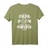 Papa Vater Komplize schlechter Einfluss lustiges Spruch T-Shirt - Originelles Vatertags- und Weihnachtsgeschenk für Papa mit Humor
