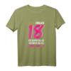 Volljährig Mädchen 18. Geburtstag T-Shirt - Lustiges Outfit mit Spruch für den besonderen Tag, Geschenkidee für Tochter, Frau & Freundin