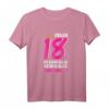 Volljährig Mädchen 18. Geburtstag T-Shirt - Lustiges Outfit mit Spruch für den besonderen Tag, Geschenkidee für Tochter, Frau & Freundin