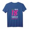 Volljährig Mädchen 18. Geburtstag T-Shirt - Lustiges Outfit mit Spruch für den besonderen Tag, Geschenkidee für Tochter, Frau & Freundin