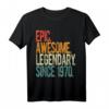 Legendär seit 1970 T-Shirt zum 51. Geburtstag - Vintage Retro Geschenk für Männer und Frauen, perfekt für den besonderen Tag