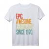 Legendär seit 1970 T-Shirt zum 51. Geburtstag - Vintage Retro Geschenk für Männer und Frauen, perfekt für den besonderen Tag