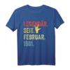 HapDog T-Shirt für Mann & Frau - Legendär seit Februar 1981 Geschenk zum HapDog, Party & Familienfest