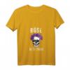 Böse alte Frau Totenkopf Blumen Vintage T-Shirt mit V-Ausschnitt – Perfektes Geschenk für Geburtstag, Muttertag, Weihnachten & Halloween