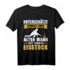 Alter Mann Eisstockschießen Spruch T-Shirt – Lustiges Geschenk für Rentner, Opa & Eisstockschützen, perfekt für Weihnachten, Geburtstag & Vatertag