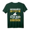 Alter Mann Eisstockschießen Spruch T-Shirt – Lustiges Geschenk für Rentner, Opa & Eisstockschützen, perfekt für Weihnachten, Geburtstag & Vatertag