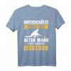 Alter Mann Eisstockschießen Spruch T-Shirt – Lustiges Geschenk für Rentner, Opa & Eisstockschützen, perfekt für Weihnachten, Geburtstag & Vatertag