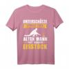 Alter Mann Eisstockschießen Spruch T-Shirt – Lustiges Geschenk für Rentner, Opa & Eisstockschützen, perfekt für Weihnachten, Geburtstag & Vatertag