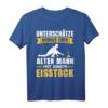 Alter Mann Eisstockschießen Spruch T-Shirt – Lustiges Geschenk für Rentner, Opa & Eisstockschützen, perfekt für Weihnachten, Geburtstag & Vatertag