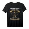 Herren Unterschätze niemals einen alten Mann mit Tennisschläger T-Shirt – Lustiges Geschenk für Tennisfans & Senioren