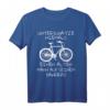 Unterschätze niemals einen alten Mann mit Fahrrad T-Shirt – Lustiges Radsport Geschenk für Geburtstage & Weihnachten für Radfahrer ab 50, 60, 70, 80 Jahre