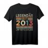 11. Geburtstag Legendär Seit 2013 T-Shirt - Perfektes Geschenk für 11-jährige Jungen und Mädchen, Familienfeier & Geburtstagsfeier