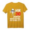 Herren Vor 30 Jahren war ich mal der Schnellste - Lustiges 30. Geburtstag T-Shirt für Männer, Papas & Opas, perfektes Geschenk für Frauen & Freunde