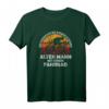 Unterschätze Niemals Einen Alten Mann Mit Einem Fahrrad - Retro T-Shirt für Rentner & Radfahrfans, Perfekt als Geschenkidee zum Ruhestand & Abschied