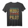 Herren Alter Mann Pilot T-Shirt – Lustiges Flugzeug Design für Piloten mit Humor