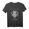 Böser alter Mann Totenkopf Camouflage Tarnmuster T-Shirt – Lustiges Geschenk für Rentner, Opas & Väter zu Halloween & Vatertag
